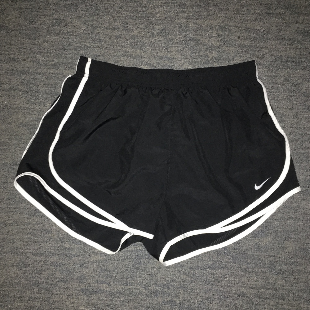 Black/White Dri-Fit Nike Women's Shorts